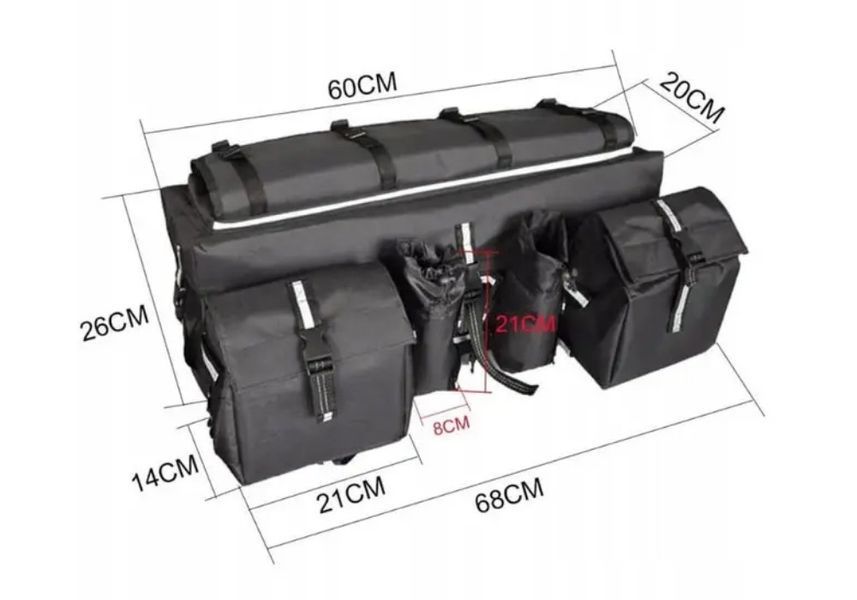 Кофр брезентовий SIKKIA 9010 BLACK OUTDOOR BAG 1014 фото